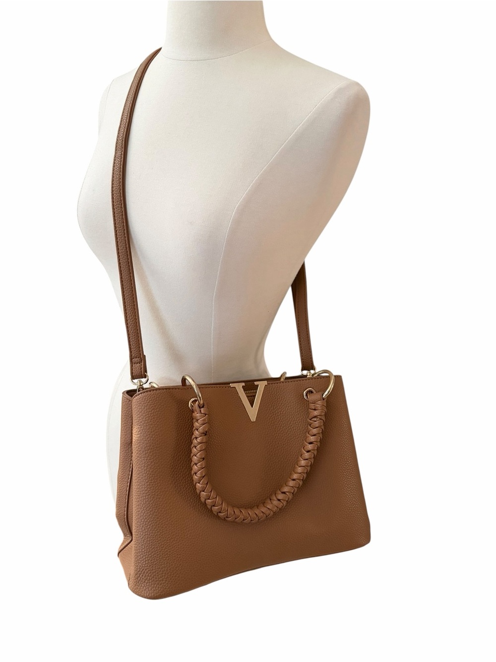 Crossi Structured Satchel/Crossbody Bag